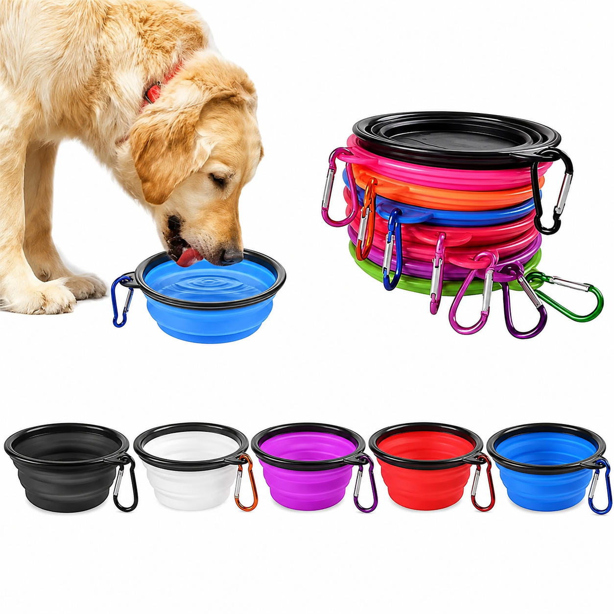 Collapsible Pet Travel Bowl