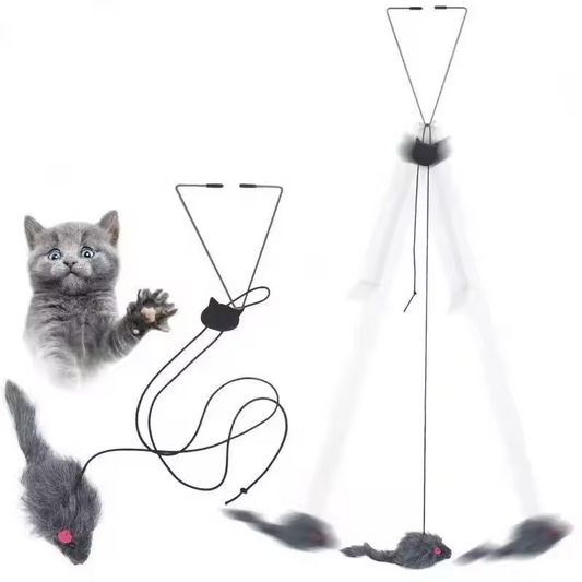 Hanging Mouse Cat Toy