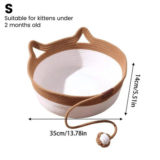 Cotton Rope Cat Bed